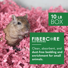 Load image into Gallery viewer, ECO BEDDING 99% Dust Free Paper Bedding for Small Pets and Birds, Pink Bulk Box, 250 L
