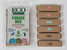 Load image into Gallery viewer, Eco-Forage Box for Small Animals 6 pieces 1&quot; x 1&quot; x 4&quot;
